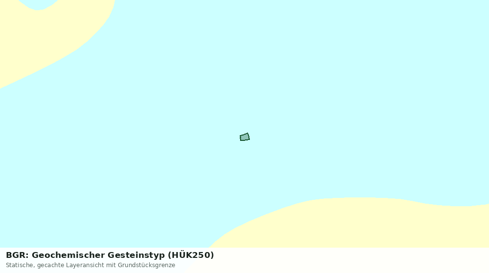 Statische Kartenansicht: BGR: Geochemischer Gesteinstyp (HÜK250)
