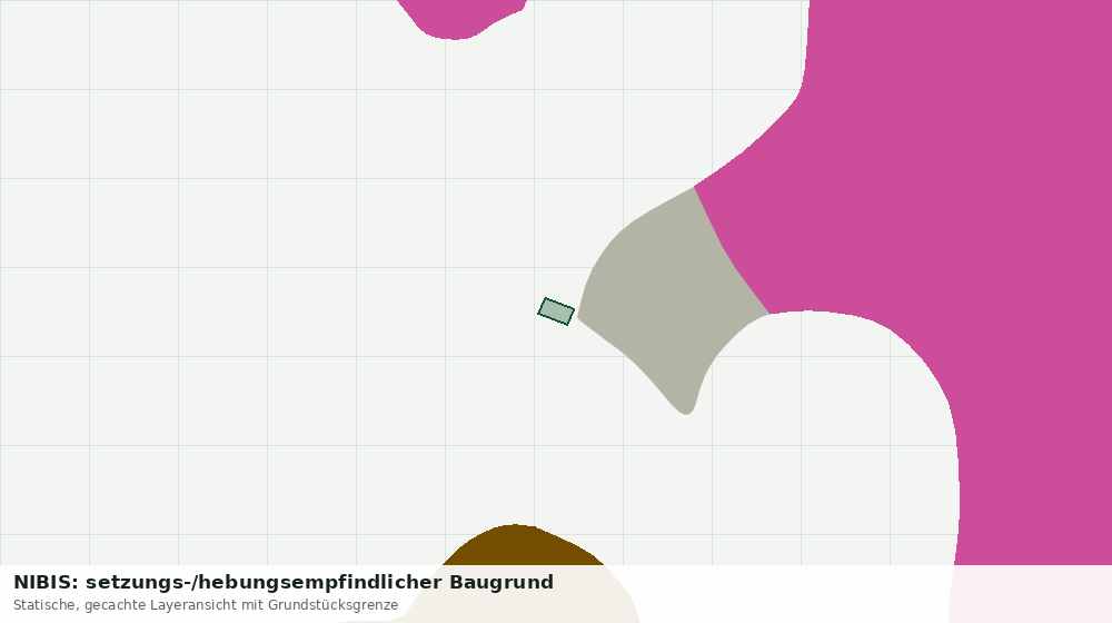 Statische Kartenansicht: NIBIS: setzungs-/hebungsempfindlicher Baugrund