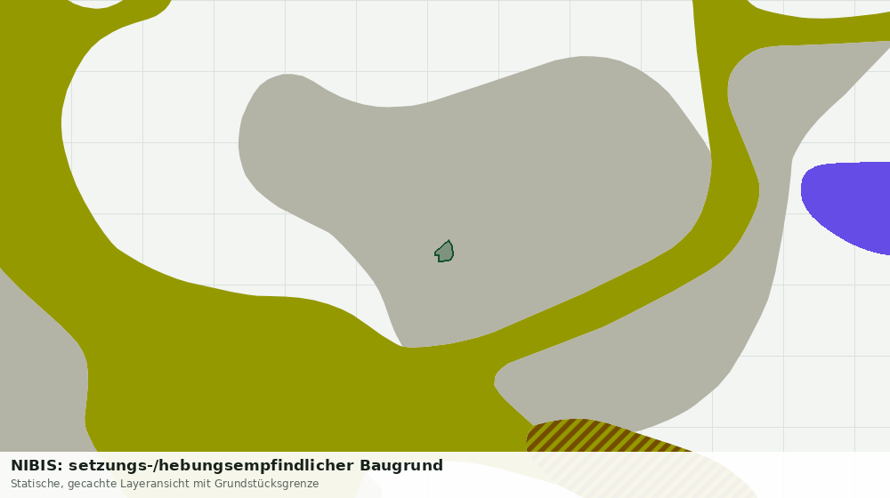 Statische Kartenansicht: NIBIS: setzungs-/hebungsempfindlicher Baugrund
