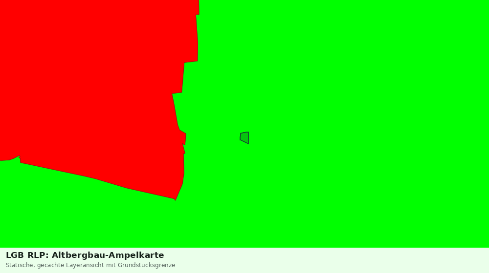 Statische Kartenansicht: LGB RLP: Altbergbau-Ampelkarte
