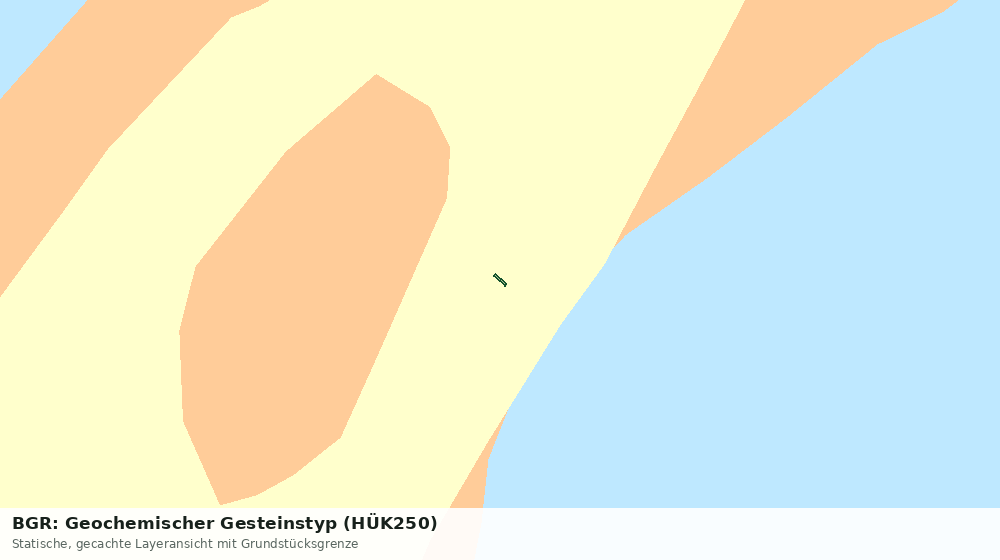 Statische Kartenansicht: BGR: Geochemischer Gesteinstyp (HÜK250)