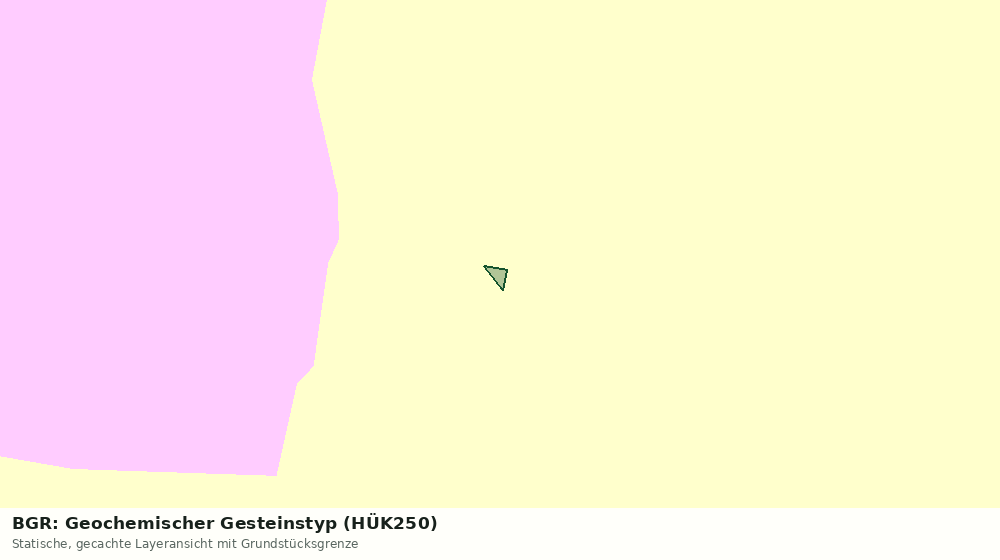 Statische Kartenansicht: BGR: Geochemischer Gesteinstyp (HÜK250)