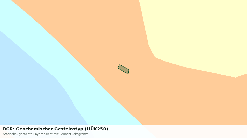 Statische Kartenansicht: BGR: Geochemischer Gesteinstyp (HÜK250)