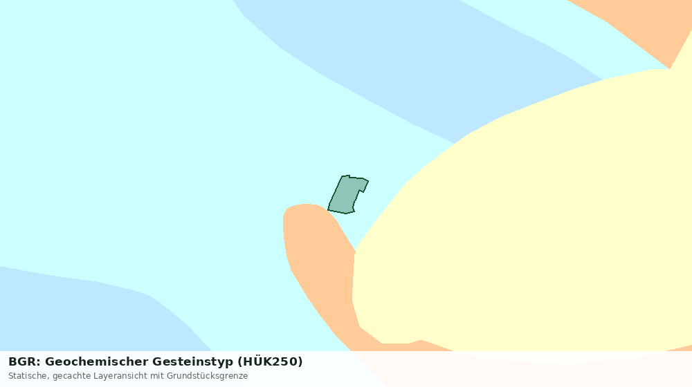 Statische Kartenansicht: BGR: Geochemischer Gesteinstyp (HÜK250)