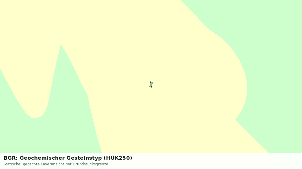 Statische Kartenansicht: BGR: Geochemischer Gesteinstyp (HÜK250)