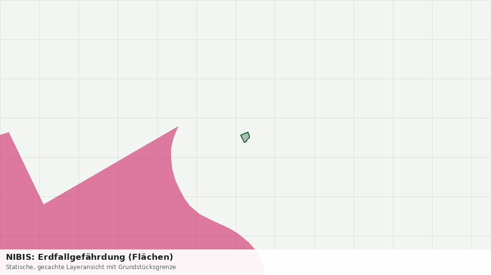 Statische Kartenansicht: NIBIS: Erdfallgefährdung (Flächen)