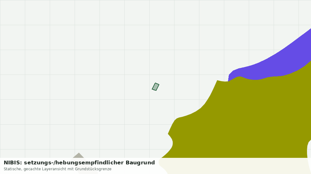 Statische Kartenansicht: NIBIS: setzungs-/hebungsempfindlicher Baugrund