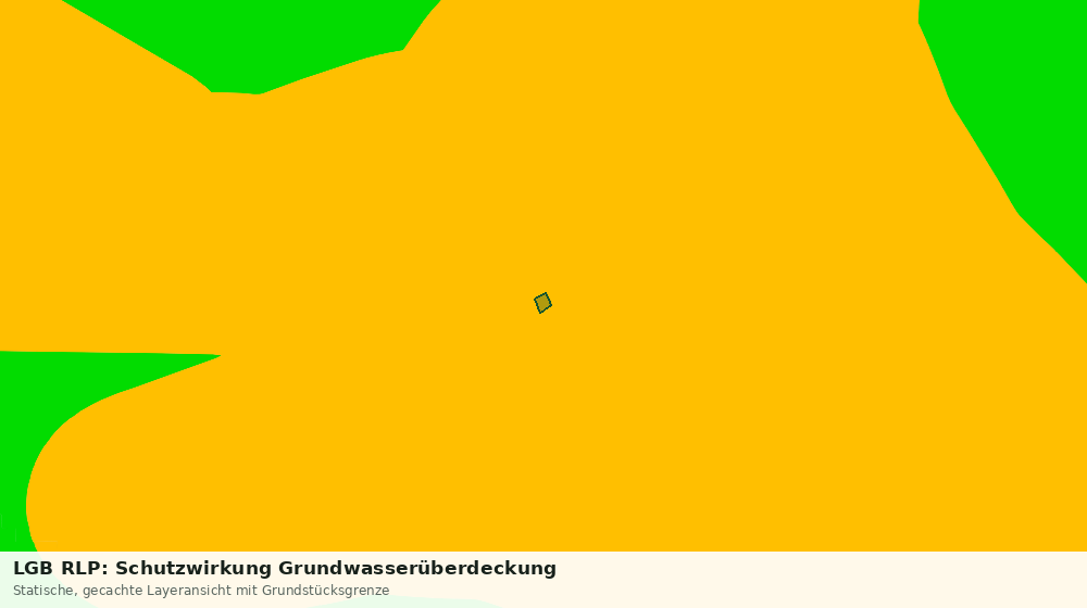 Statische Kartenansicht: LGB RLP: Schutzwirkung Grundwasserüberdeckung