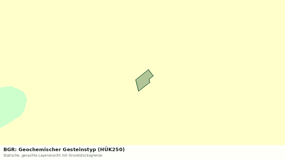Statische Kartenansicht: BGR: Geochemischer Gesteinstyp (HÜK250)