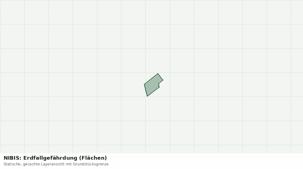 Statische Kartenansicht: NIBIS: Erdfallgefährdung (Flächen)