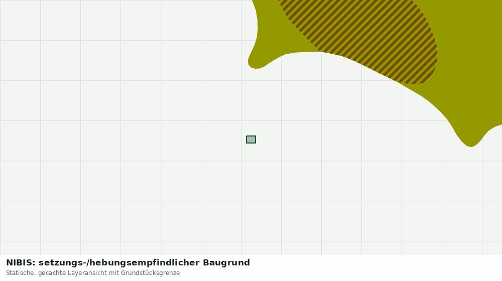 Statische Kartenansicht: NIBIS: setzungs-/hebungsempfindlicher Baugrund