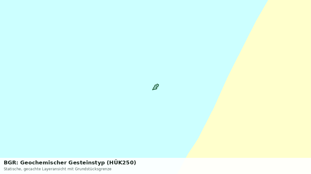 Statische Kartenansicht: BGR: Geochemischer Gesteinstyp (HÜK250)