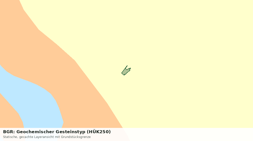 Statische Kartenansicht: BGR: Geochemischer Gesteinstyp (HÜK250)