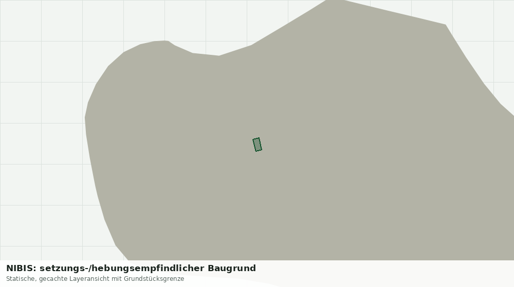 Statische Kartenansicht: NIBIS: setzungs-/hebungsempfindlicher Baugrund