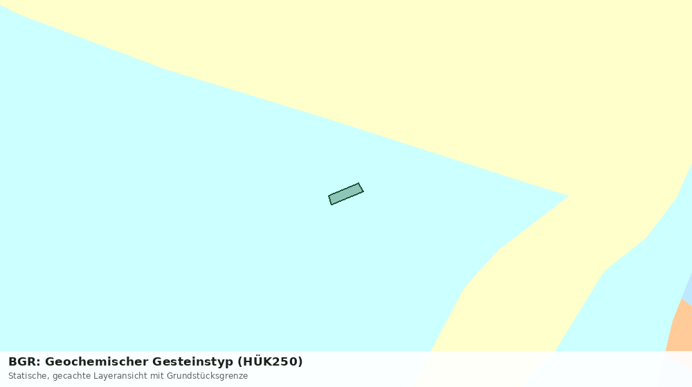 Statische Kartenansicht: BGR: Geochemischer Gesteinstyp (HÜK250)