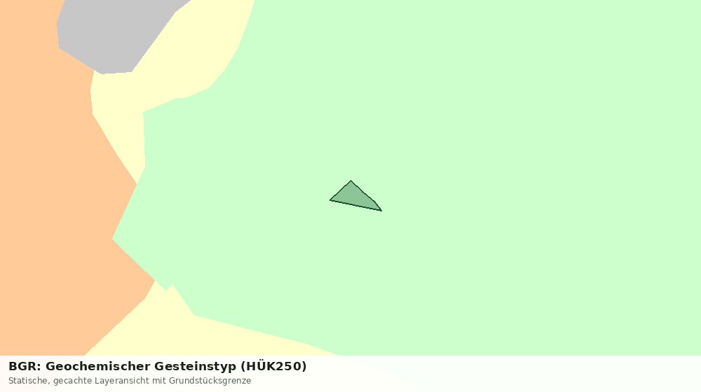 Statische Kartenansicht: BGR: Geochemischer Gesteinstyp (HÜK250)