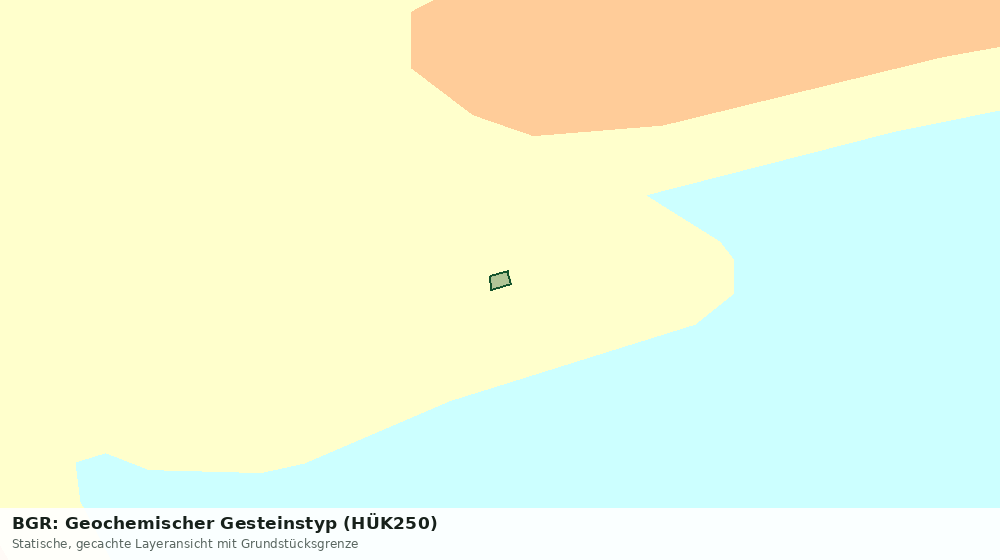 Statische Kartenansicht: BGR: Geochemischer Gesteinstyp (HÜK250)