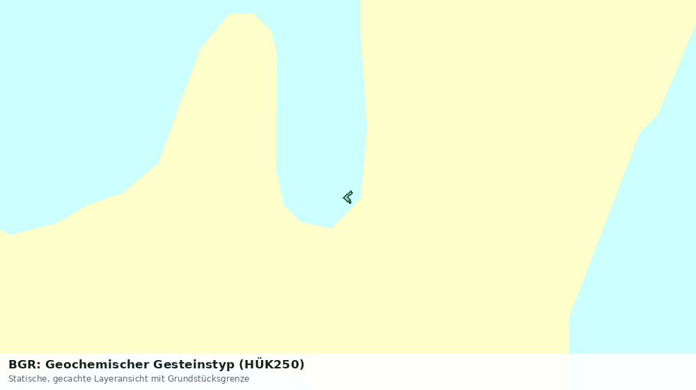 Statische Kartenansicht: BGR: Geochemischer Gesteinstyp (HÜK250)