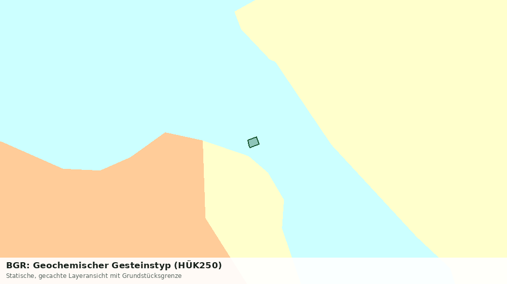 Statische Kartenansicht: BGR: Geochemischer Gesteinstyp (HÜK250)