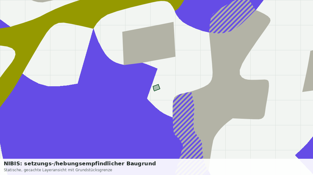 Statische Kartenansicht: NIBIS: setzungs-/hebungsempfindlicher Baugrund