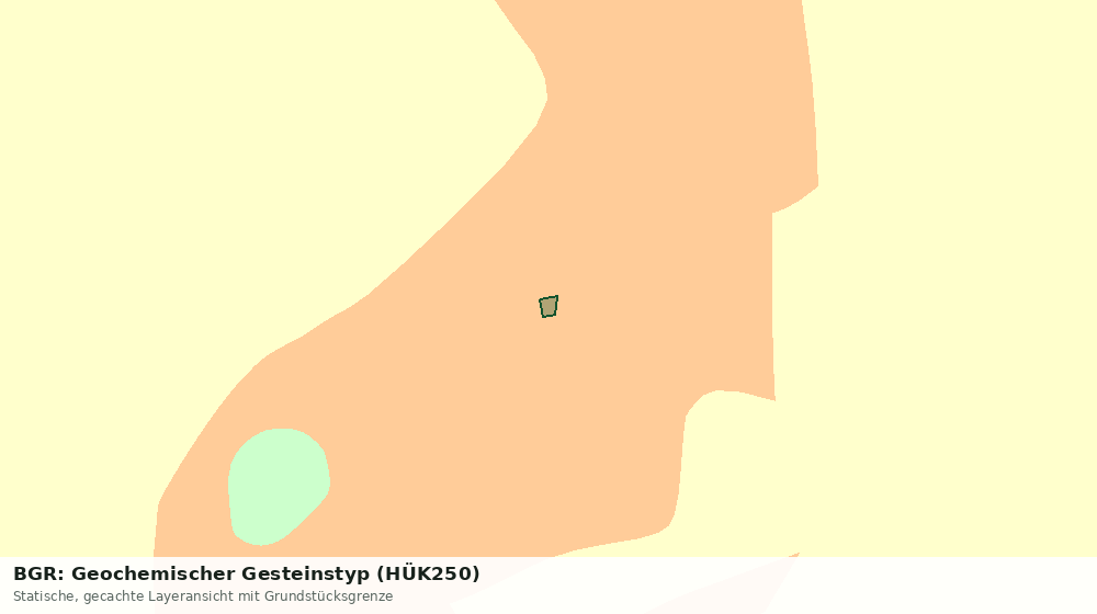 Statische Kartenansicht: BGR: Geochemischer Gesteinstyp (HÜK250)