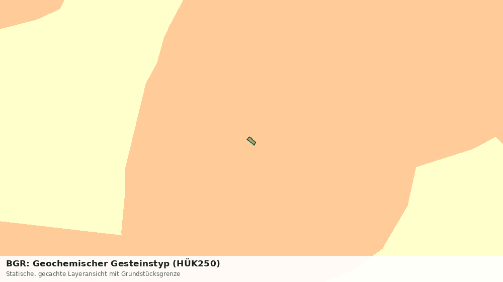 Statische Kartenansicht: BGR: Geochemischer Gesteinstyp (HÜK250)