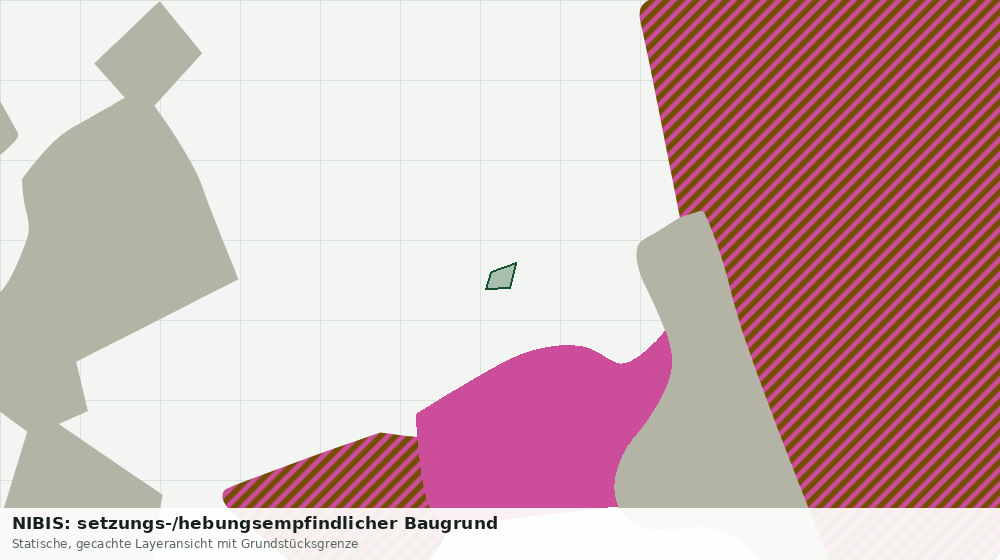 Statische Kartenansicht: NIBIS: setzungs-/hebungsempfindlicher Baugrund