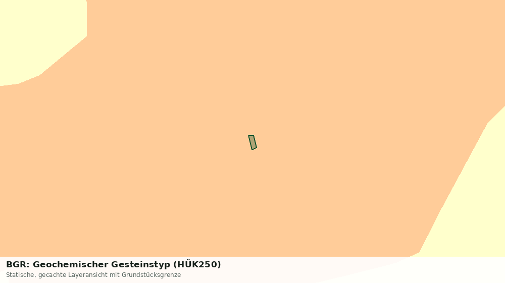 Statische Kartenansicht: BGR: Geochemischer Gesteinstyp (HÜK250)