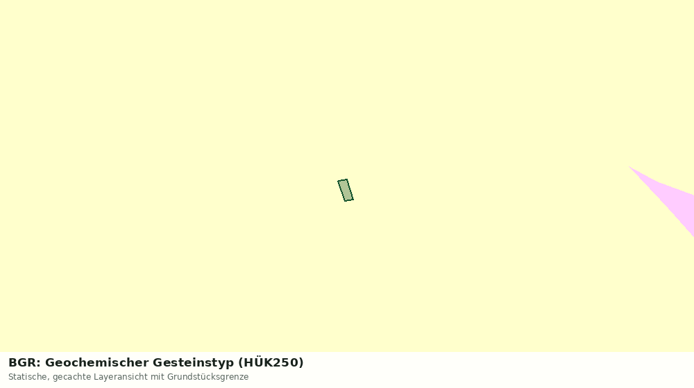 Statische Kartenansicht: BGR: Geochemischer Gesteinstyp (HÜK250)