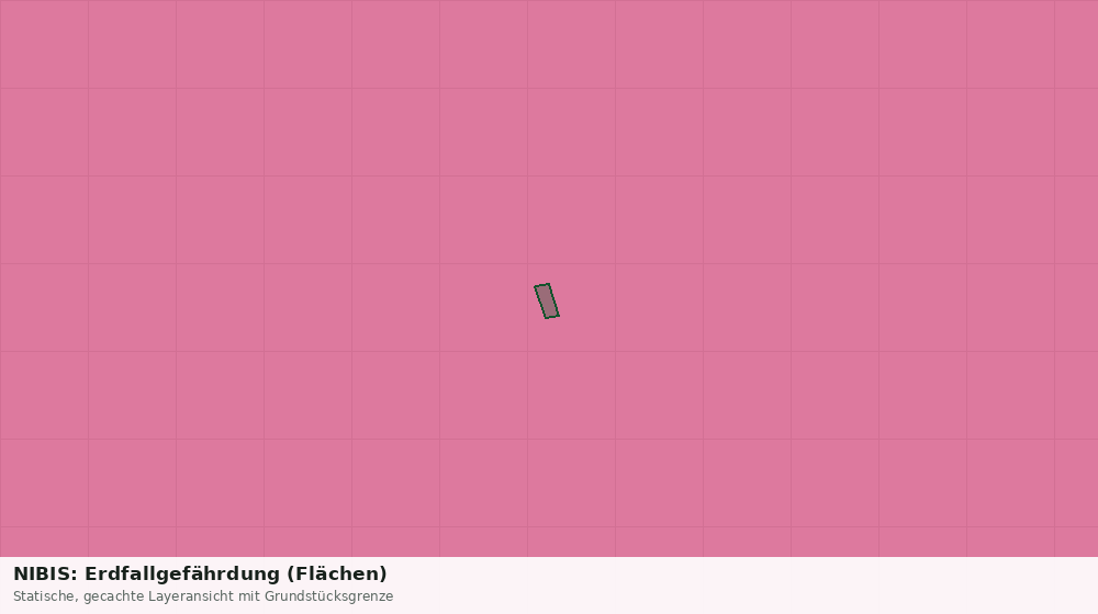 Statische Kartenansicht: NIBIS: Erdfallgefährdung (Flächen)