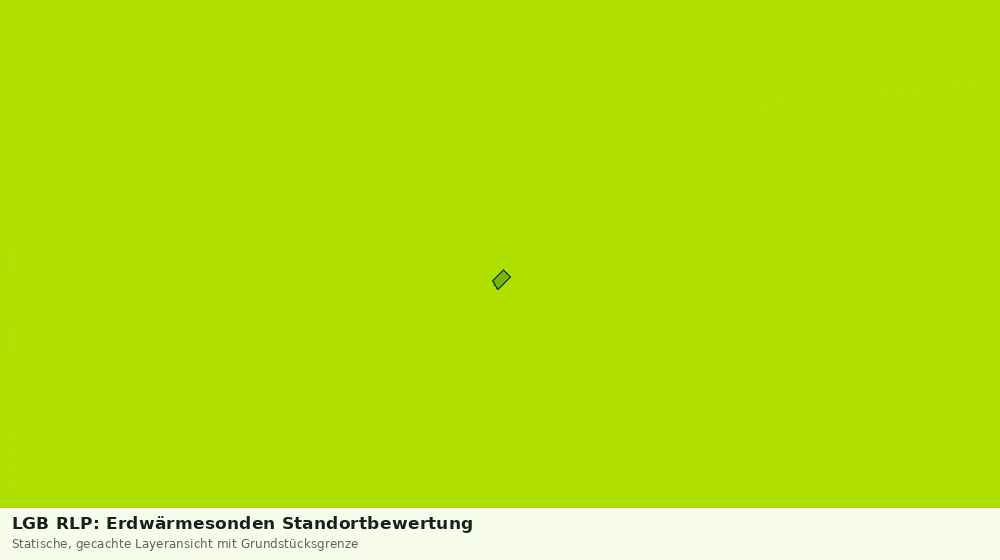 Statische Kartenansicht: LGB RLP: Erdwärmesonden Standortbewertung