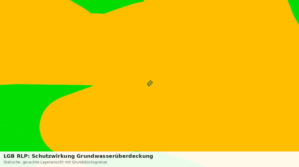 Statische Kartenansicht: LGB RLP: Schutzwirkung Grundwasserüberdeckung