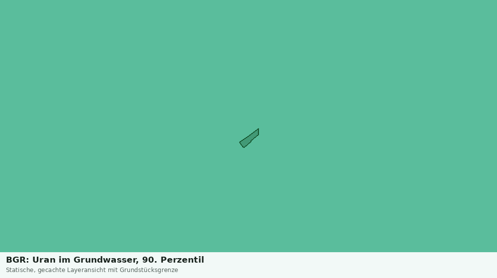 Statische Kartenansicht: BGR: Uran im Grundwasser, 90. Perzentil