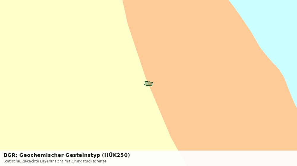 Statische Kartenansicht: BGR: Geochemischer Gesteinstyp (HÜK250)