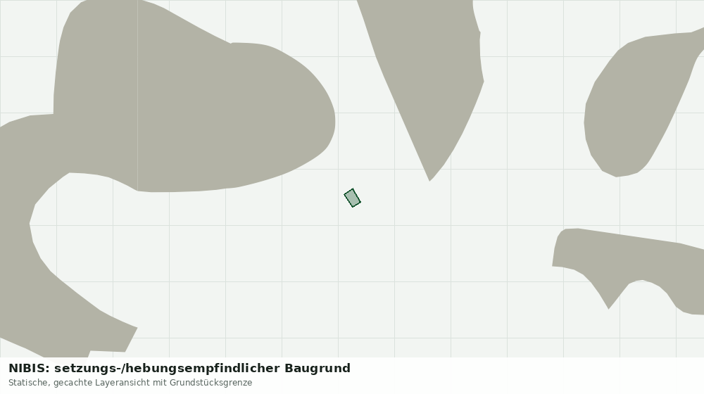 Statische Kartenansicht: NIBIS: setzungs-/hebungsempfindlicher Baugrund