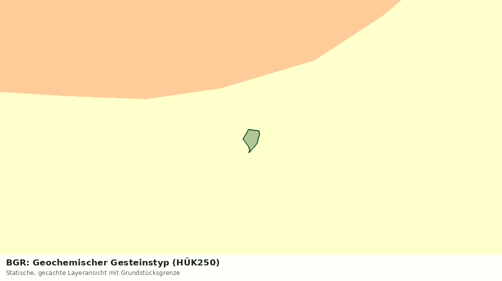Statische Kartenansicht: BGR: Geochemischer Gesteinstyp (HÜK250)