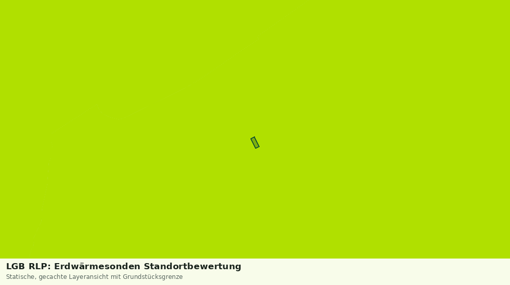 Statische Kartenansicht: LGB RLP: Erdwärmesonden Standortbewertung
