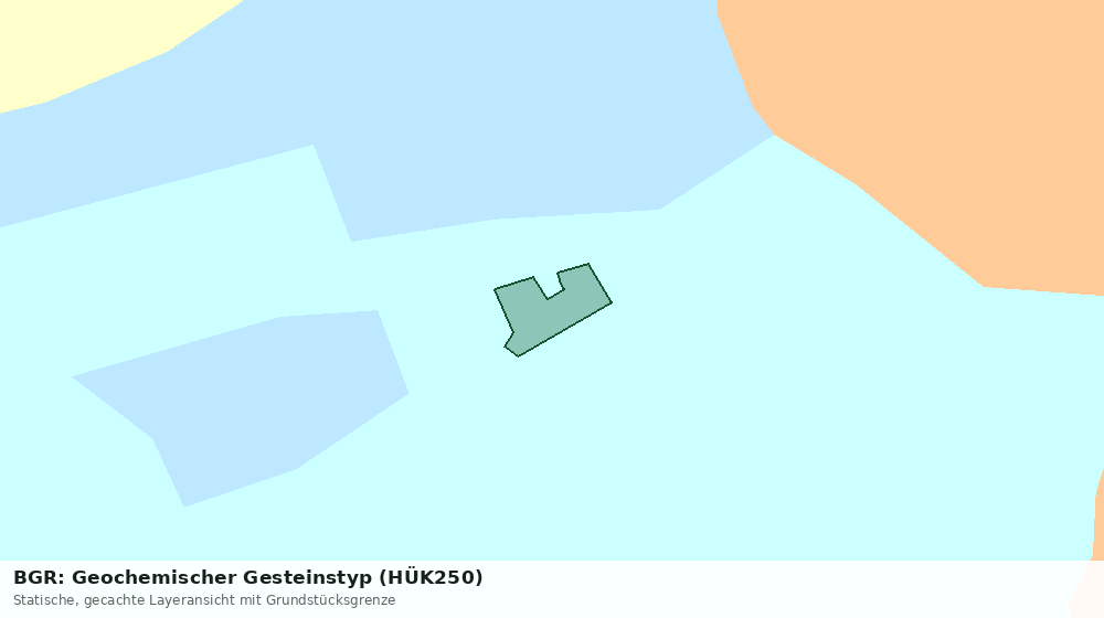 Statische Kartenansicht: BGR: Geochemischer Gesteinstyp (HÜK250)