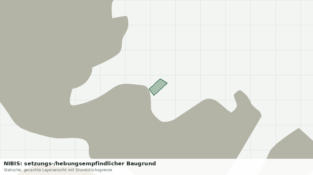 Statische Kartenansicht: NIBIS: setzungs-/hebungsempfindlicher Baugrund
