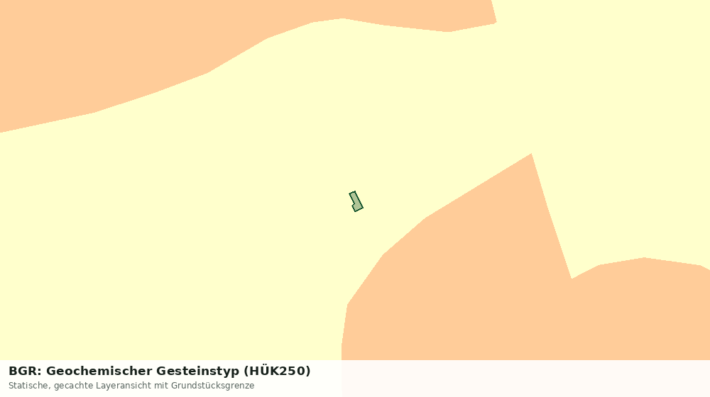 Statische Kartenansicht: BGR: Geochemischer Gesteinstyp (HÜK250)