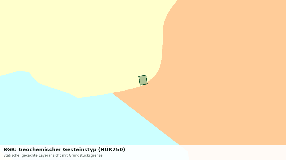 Statische Kartenansicht: BGR: Geochemischer Gesteinstyp (HÜK250)