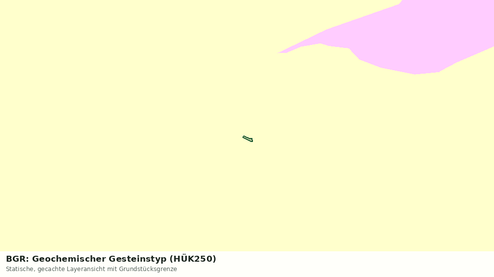 Statische Kartenansicht: BGR: Geochemischer Gesteinstyp (HÜK250)