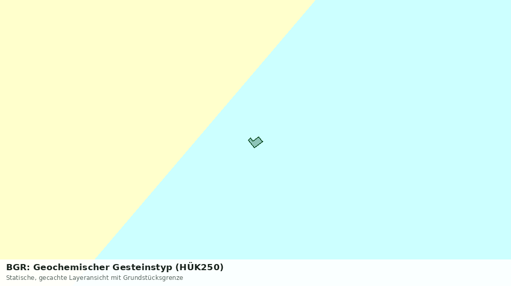 Statische Kartenansicht: BGR: Geochemischer Gesteinstyp (HÜK250)