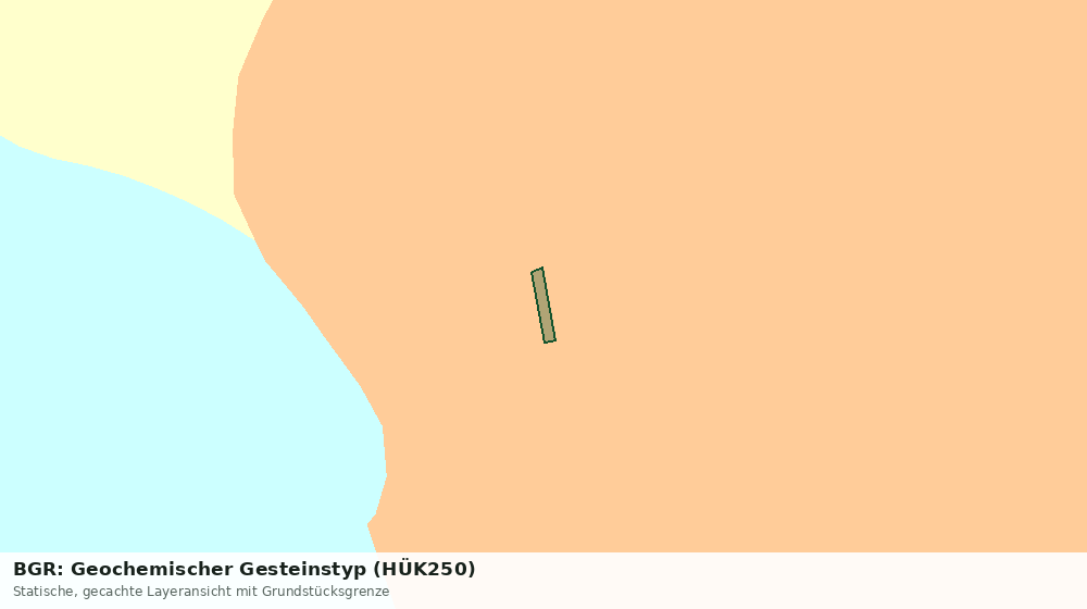 Statische Kartenansicht: BGR: Geochemischer Gesteinstyp (HÜK250)