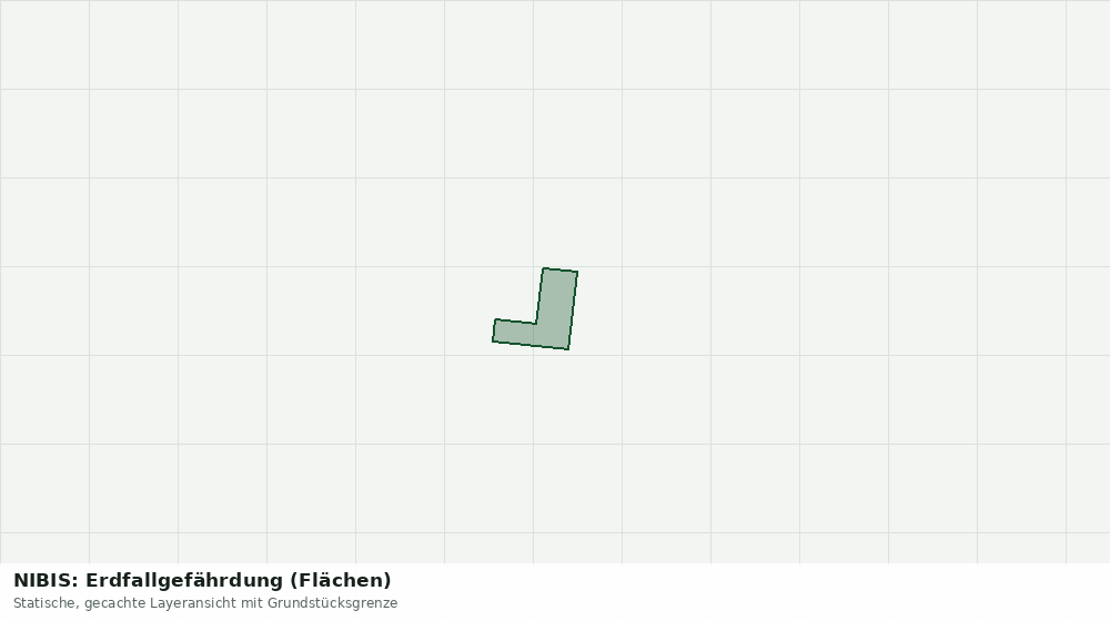 Statische Kartenansicht: NIBIS: Erdfallgefährdung (Flächen)