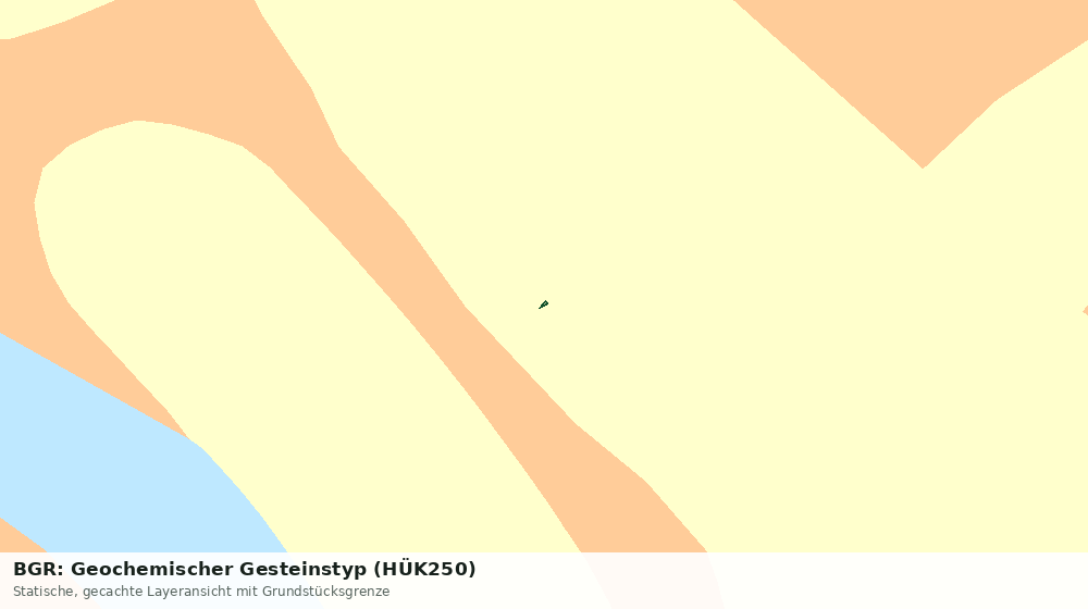 Statische Kartenansicht: BGR: Geochemischer Gesteinstyp (HÜK250)