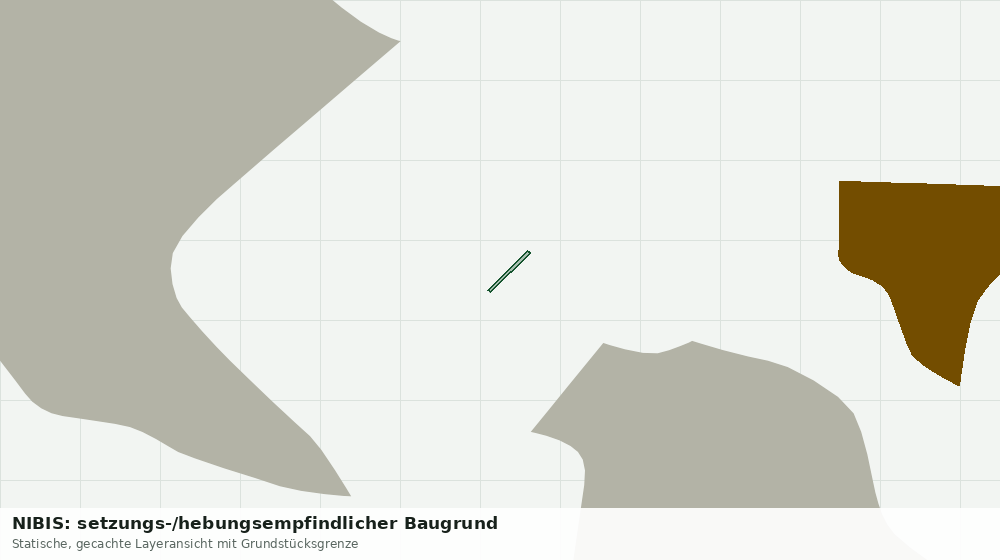 Statische Kartenansicht: NIBIS: setzungs-/hebungsempfindlicher Baugrund