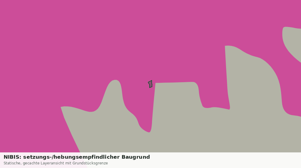 Statische Kartenansicht: NIBIS: setzungs-/hebungsempfindlicher Baugrund