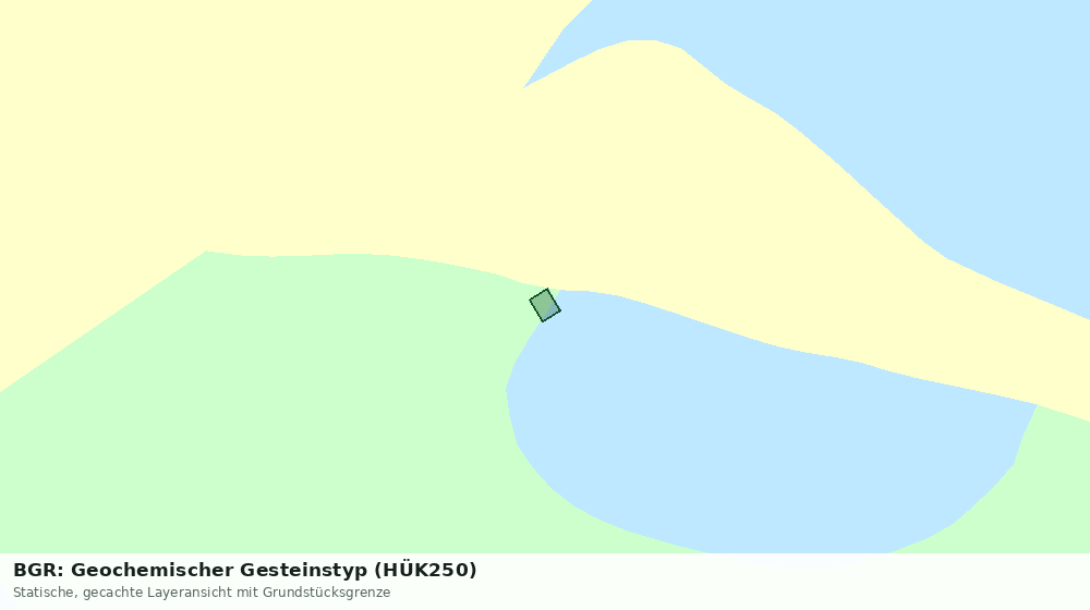 Statische Kartenansicht: BGR: Geochemischer Gesteinstyp (HÜK250)