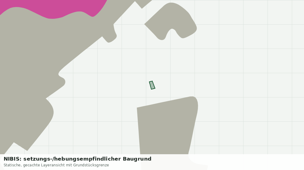 Statische Kartenansicht: NIBIS: setzungs-/hebungsempfindlicher Baugrund
